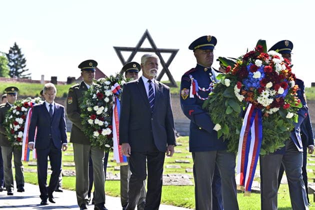 Czech Republic, commemorative event in Terezin, Theresienstadt