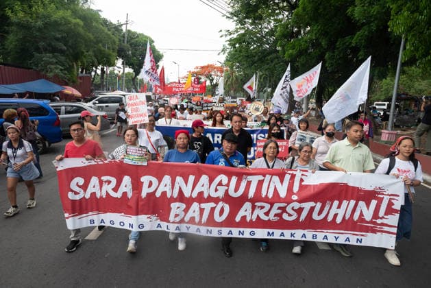 Philippines, protests in Pasay City