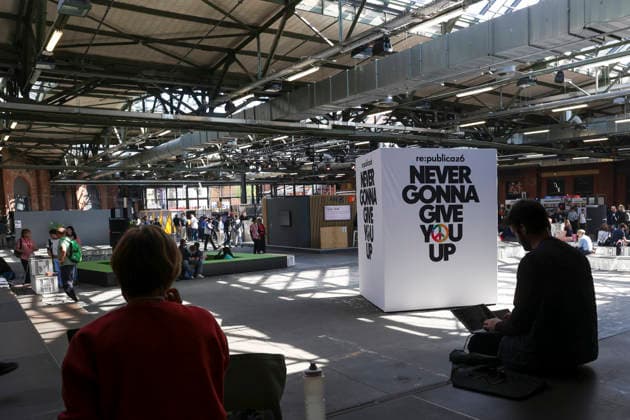 Berlin, re:publica digital trade fair