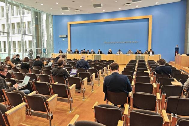 Berlin, Government Press Conference