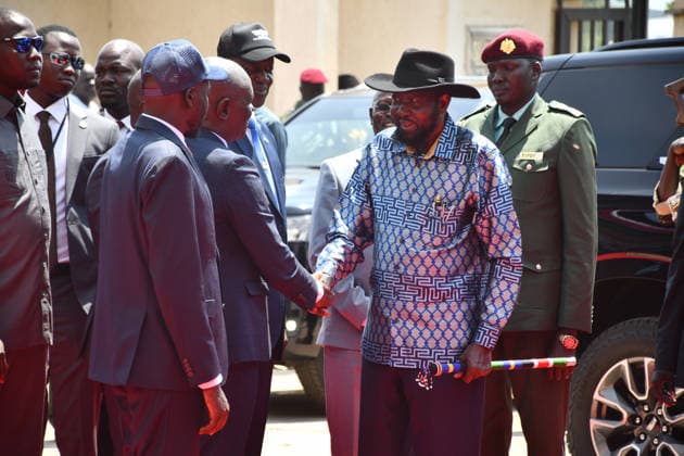 South Sudan, Salva Kiir Mayardit officially inaugurates the new air traffic control management system at Juba International Airport