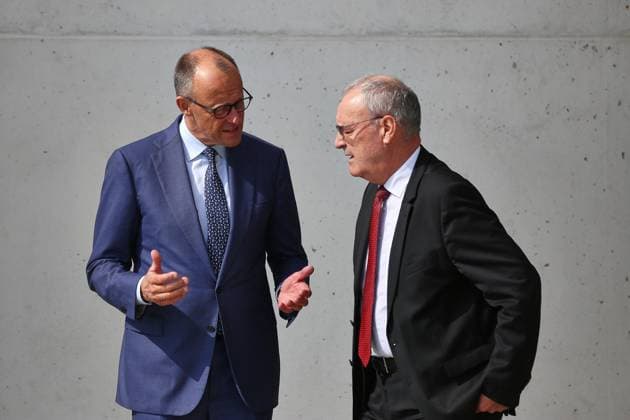 Berlin, Friedrich Merz receives Guy Parmelin