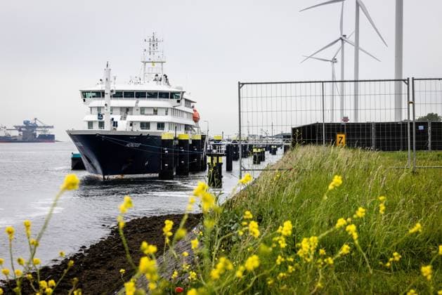 Hantavirus outbreak, cruise ship Hondius in the port of Rotterdam
