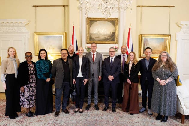 Great Britain, Keir Starmer receives entrepreneurs in London