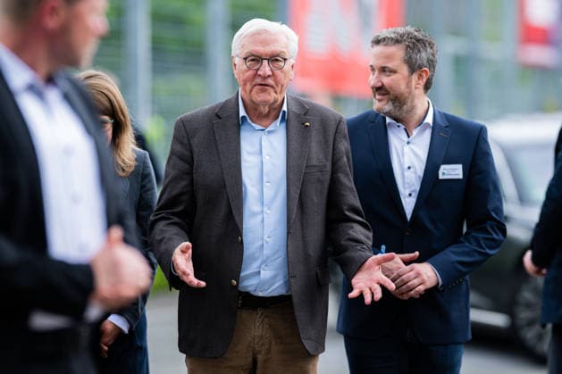 NRW, Federal President Frank-Walter Steinmeier visits Herzebrock-Clarholz