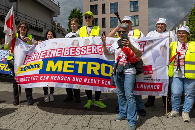 Bavaria, verdi trade strike in Nuremberg