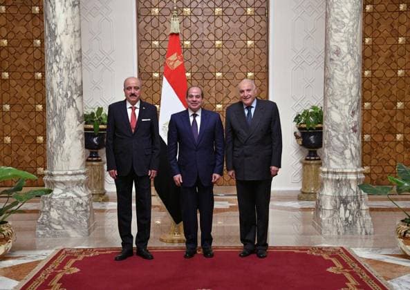 Egypt, Abdel Fattah al-Sisi receives Ahmed Attaf in Cairo