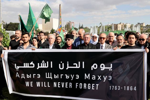 Syria, Circassians commemorate genocide in Damascus