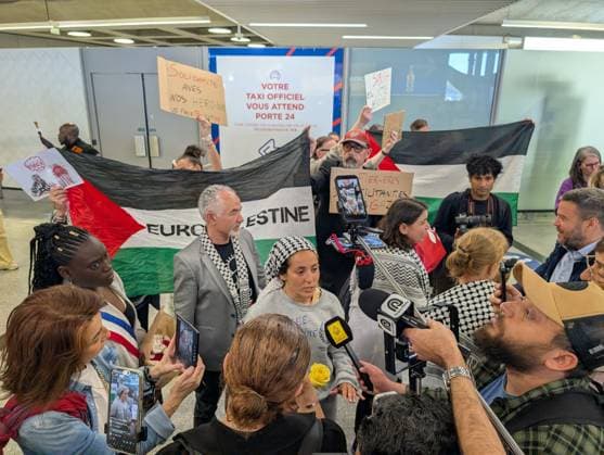 France, Global Sumud Flotilla activists arrested by Israeli forces arrive in Paris