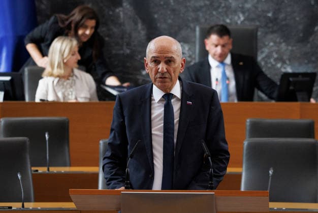 Slovenia, Ljubljana, Janez Jansa sworn in as prime minister after vote in parliament