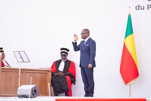 Benin, inauguration of the new President Romuald Wadagni in Cotonou
