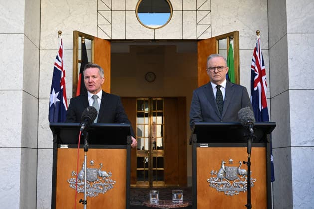 Australia, Anthony Albanese press conference in Canberra