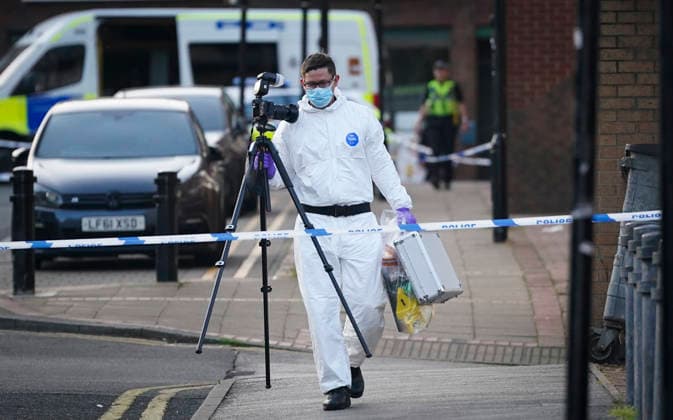 Great Britain, police operation after fatal shooting in Sheffield