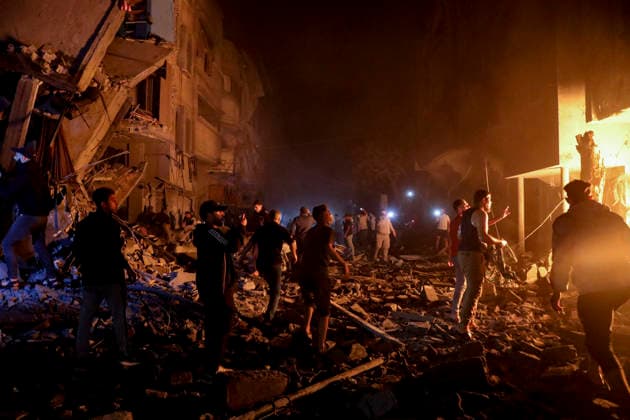 Middle East conflict, Gaza, Israeli airstrike on Nuseirat