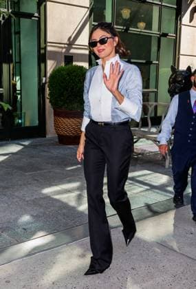 Celebrity: Monica Barbaro out and about in New York