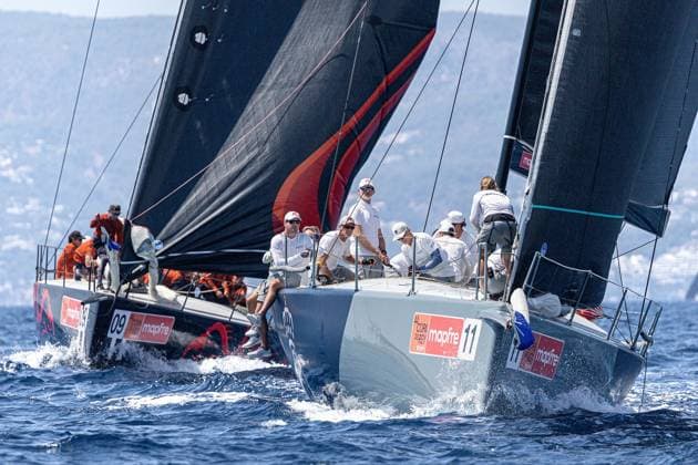 Royals: King Felipe of Spain takes part in the Copa del Rey Mapfre sailing regatta