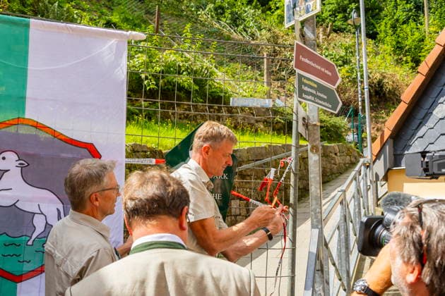 Saxony: Reopening of the Basteiweg in Rathen