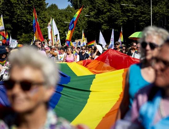 The Netherlands, WorldPride closing ceremony in Amsterdam
