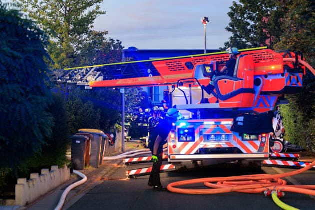 Hesse, house fire in Rüsselsheim