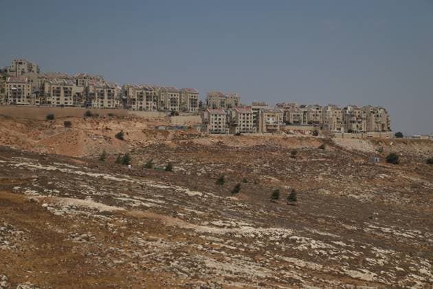 West Bank, construction of the Israeli settlement of Kochav Ya