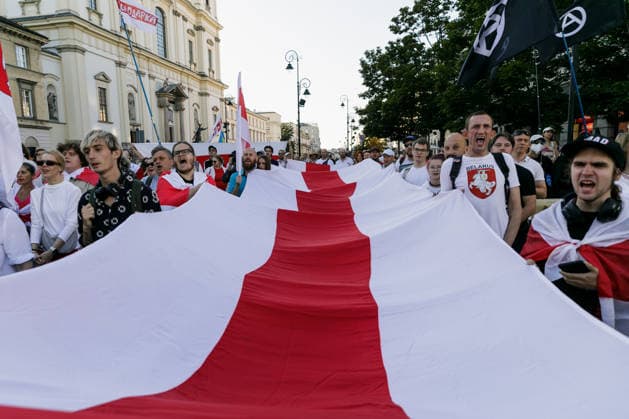 Russia, anniversary of the Belarusian presidential elections in Warsaw