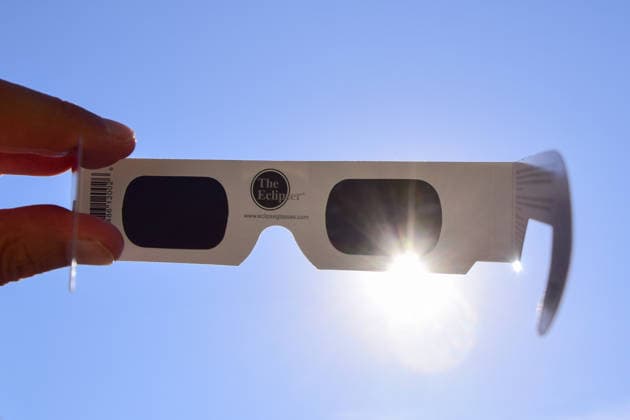 Solar eclipse: viewing glasses sold out in many places