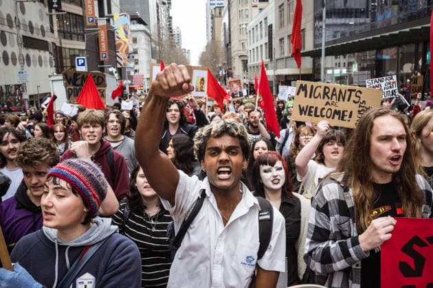 Australia: Protests against Pauline Hanson and One Nation