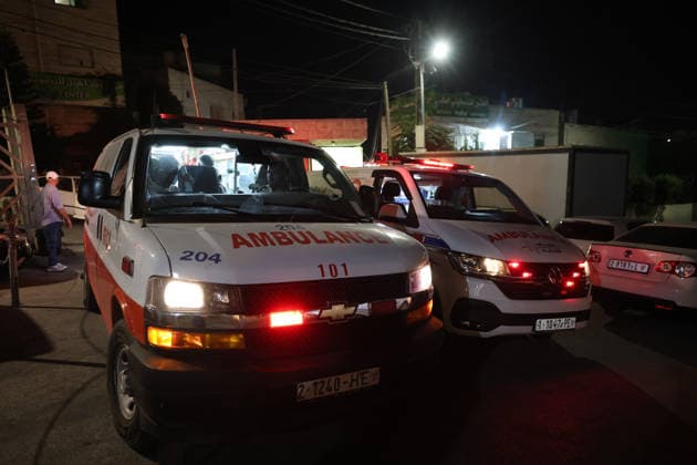 Middle East conflict, West Bank, people injured following a settler attack in Sair