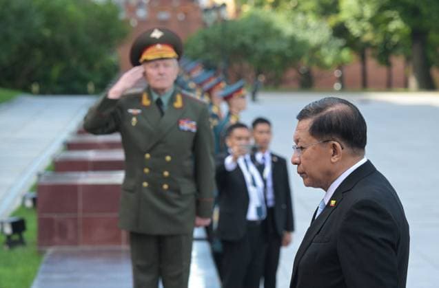 Russia: Min Aung Hlaing visits Moscow