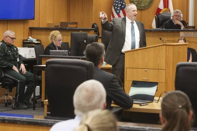 USA: Trial of Jeffrey Crum for the murder of Jennifer Odom in Brooksville, Florida