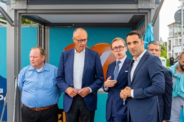 Mecklenburg-Western Pomerania state election: CDU lead candidate Daniel Peters does not want Merz to make any campaign appearances – archive footage