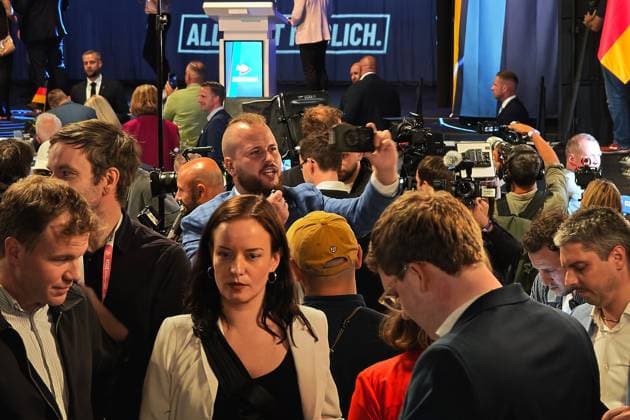 AfD imposes restrictions on streamer and activist Mann; archive images