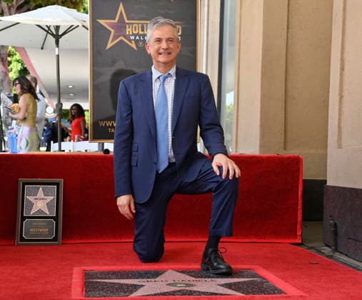 Celebrity Greg Daniels receives a star on the Hollywood Walk of Fame