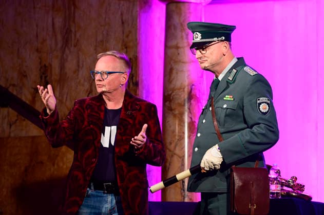 Arts, Celebrity, Uwe Steimle’s performance in Görlitz