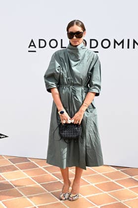 Madrid Fashion Week, guests at the Adolfo Domínguez fashion show