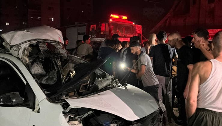 Gaza Strip: Impressions following an Israeli air strike on Gaza City