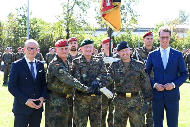 North Rhine-Westphalia: Ceremonial handover of the North Rhine-Westphalia Regional Command of the Bundeswehr in Düsseldorf