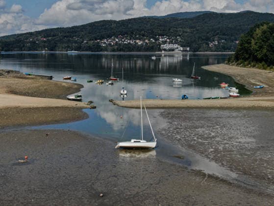 Poland: Low water levels in the Sywiec reservoir
