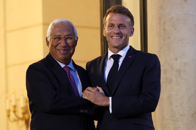 Paris: Emmanuel Macron meets Antonio Costa