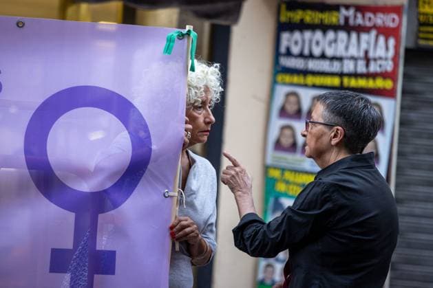 Spain, Demonstration against femicide in Madrid