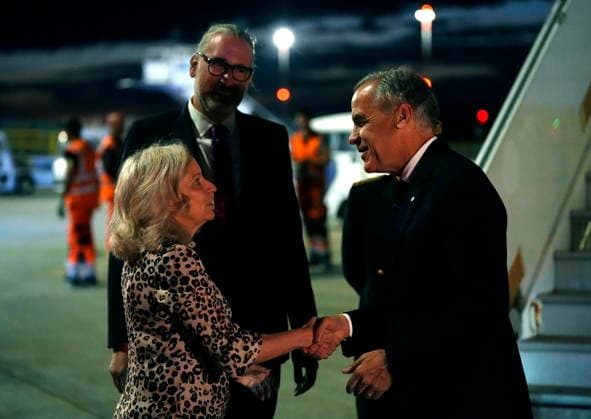 France: Mark Carney arrives in Strasbourg