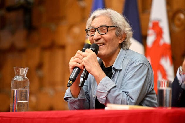 Arts: Author Boualem Sansal speaks at the Mediterranean University Centre in Nice