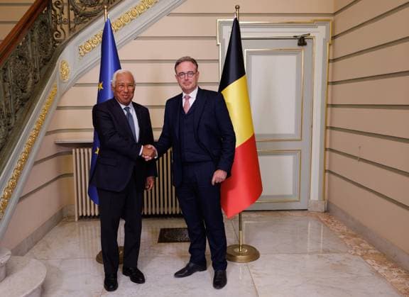 Belgium: Bart de Wever welcomes Antonio Costa to Brussels