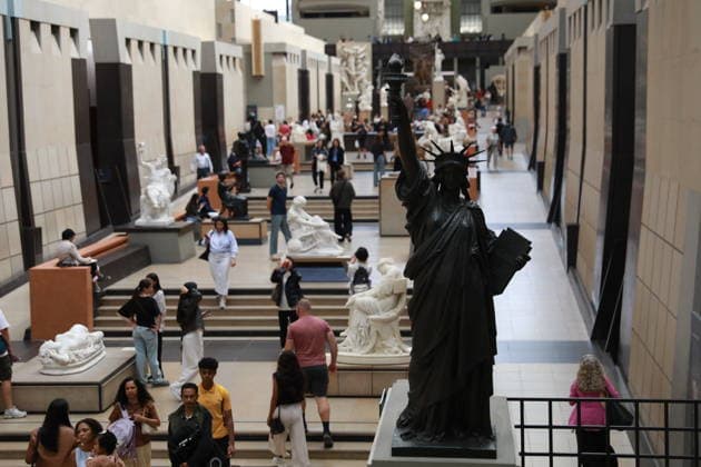 Arts, Auguste Bartholdi. ‘Liberty Enlightening the World’ exhibition in Paris