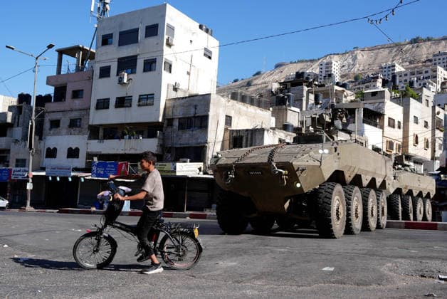 Middle East conflict, West Bank, Israeli military raid in Nablus