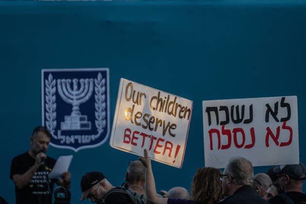 Israel: Israelis protest outside the Knesset against the alleged postponement of the election in Jerusalem