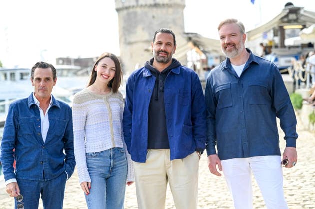 TV Drama Festival in La Rochelle, *Les Disparus* photocall