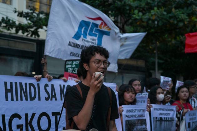 Philippines, Black Friday protest in Manila
