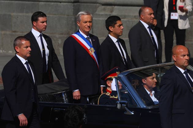 Chile: President Jose Antonio Kast at an official photo opportunity with ministers and state secretaries in Santiago
