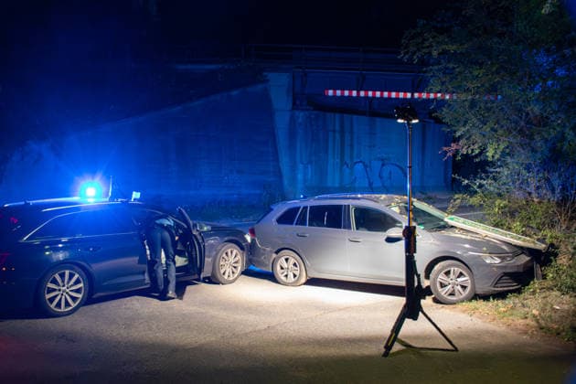 Rhineland-Palatinate: Accident following a car chase near Nieder-Olm